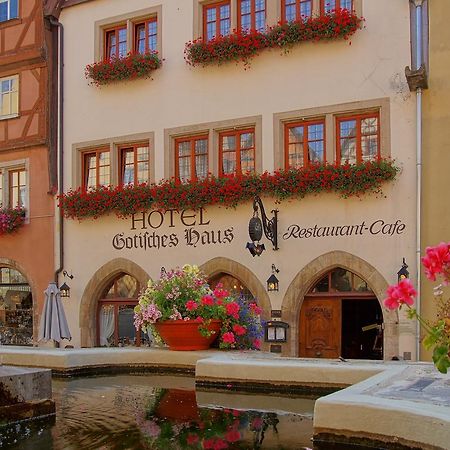 Historik Hotel Gotisches Haus Garni Rothenburg ob der Tauber Kültér fotó